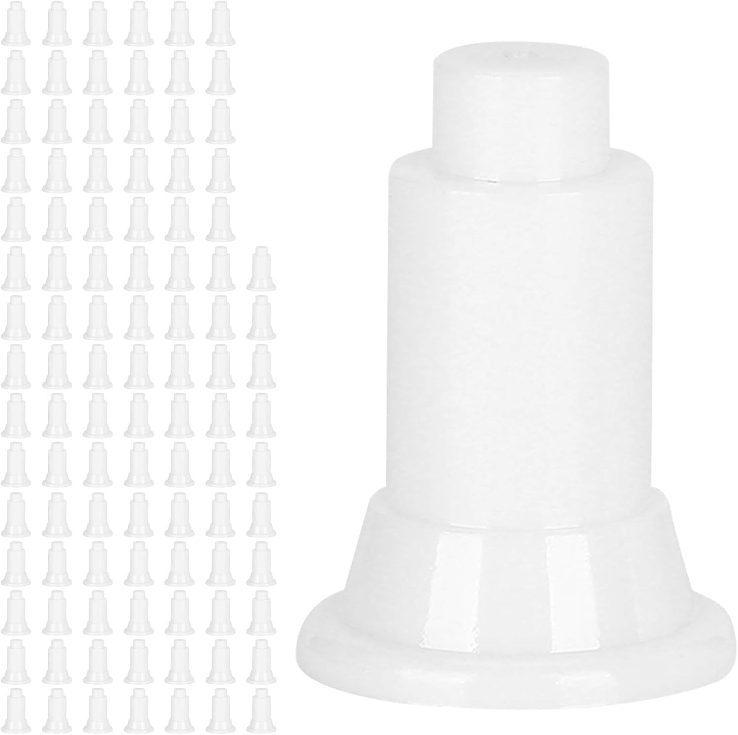 TOPINCN 100 pies de soporte para tabla de aislamiento, tabla de aislamiento de pecera, pies de apoyo para divisor de acuario (blanco)