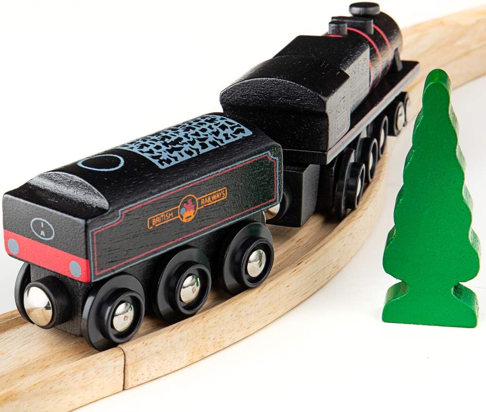 Bigjigs Rail Colección Heritage Black 5 Motor