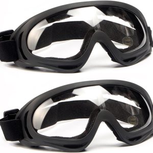 SPOSUNE Gafas de motocicleta Airsoft, protección UV400, gafas de motocross, gafas de seguridad para hombres y mujeres SPOSUNE Gafas de motocicleta Airsoft, protección UV400, gafas de motocross, gafas de seguridad para hombres y mujeres