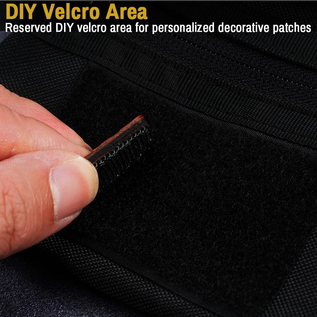 VIPERADE VE1-P Organizador de bolsillo, organizador de bolsillo EDC para hombres, bolsa organizadora EDC para herramientas con 5 bolsas de