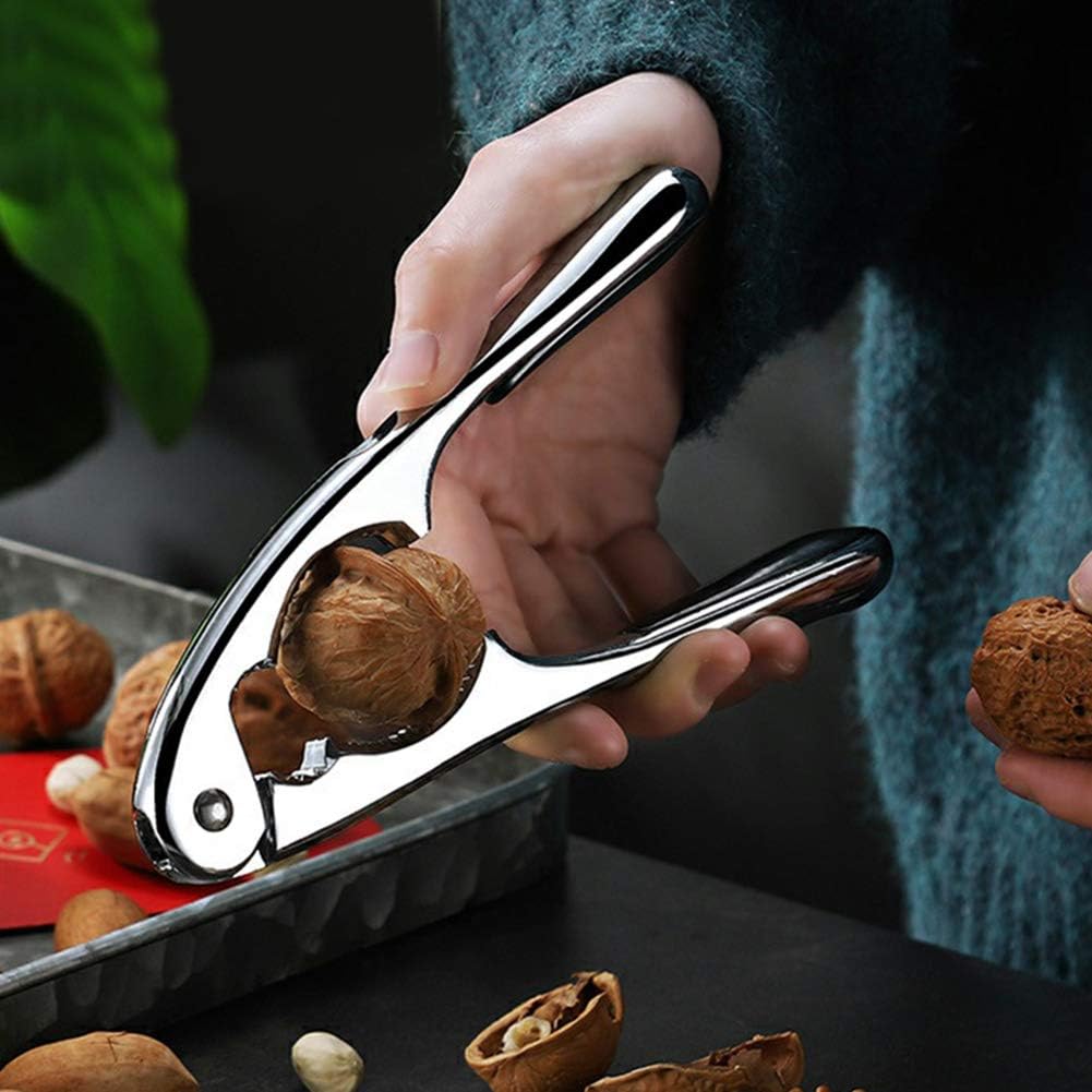 Herramienta de tuercas de cascanueces, herramienta de apertura de nuez de nuez resistente para todo tipo de nueces, herramienta cortadora de