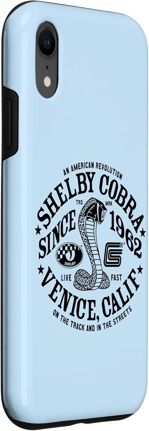 Funda para iPhone XR Shelby Cobra Venice California Live Fast American Revolution