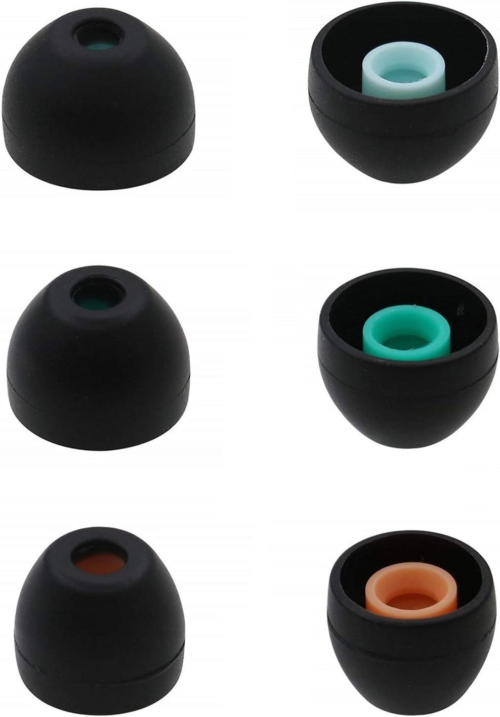 Puntas de silicona para auriculares de repuesto para Sony WF 1000xm51000xm4, XBA, MDR y DR Series Auriculares intrauditivos SML 3 Tamaño 3 Pares,