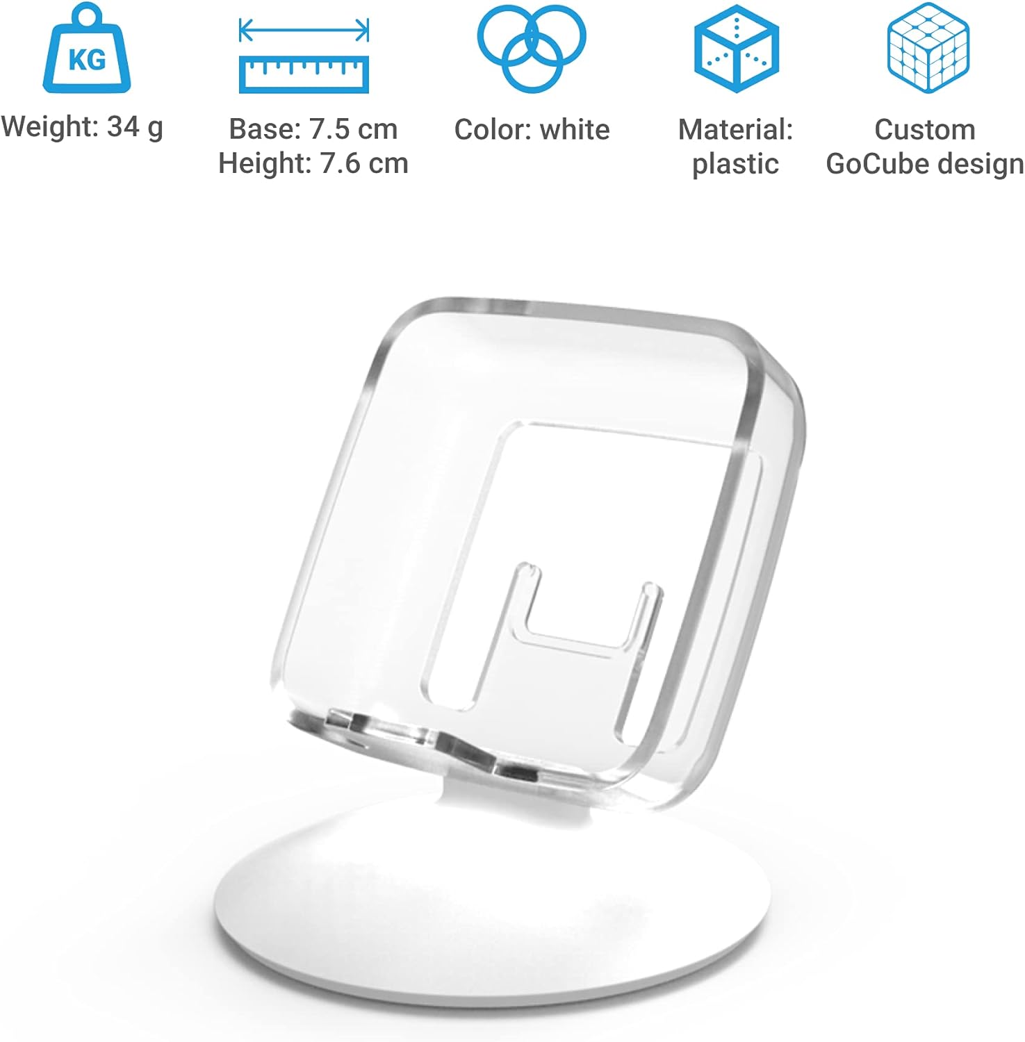 Soporte para GoCube Speed Cube Puzzle – Soporte personalizado diseñado para sostener GoCube Puzzle o sostener un teléfono inteligente durante el