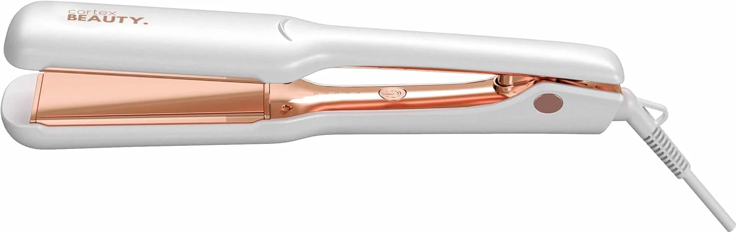 Cortex Beauty – Plancha de Cabello, plancha de pelo profesional de peluquería, pelo liso, diseño de placa ancha, placa de 1.75 pulgadas de ancho.
