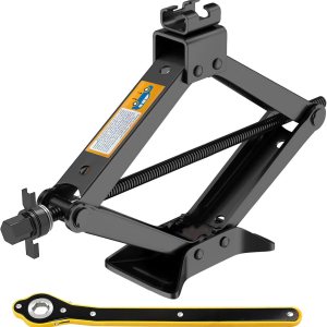 Kit de gato de coche de 3 toneladas (6614 libras), elevador de tijera resistente con llave de trinquete de ahorro, kit de cambio de neumáticos para Kit de gato de coche de 3 toneladas (6614 libras), elevador de tijera resistente con llave de trinquete de ahorro, kit de cambio de neumáticos para