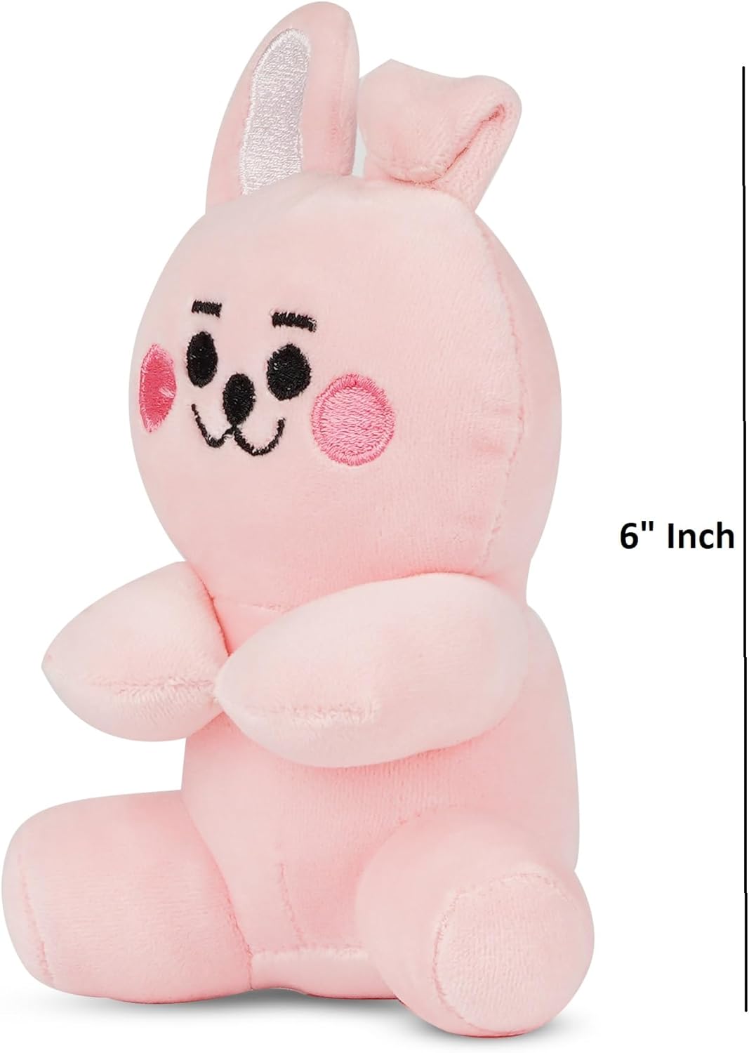 BTS Bt21 – Paquete de 6 juguetes de peluche, adorables peluches para fanáticos de todas las edades, juego completo coleccionable con tus miembros