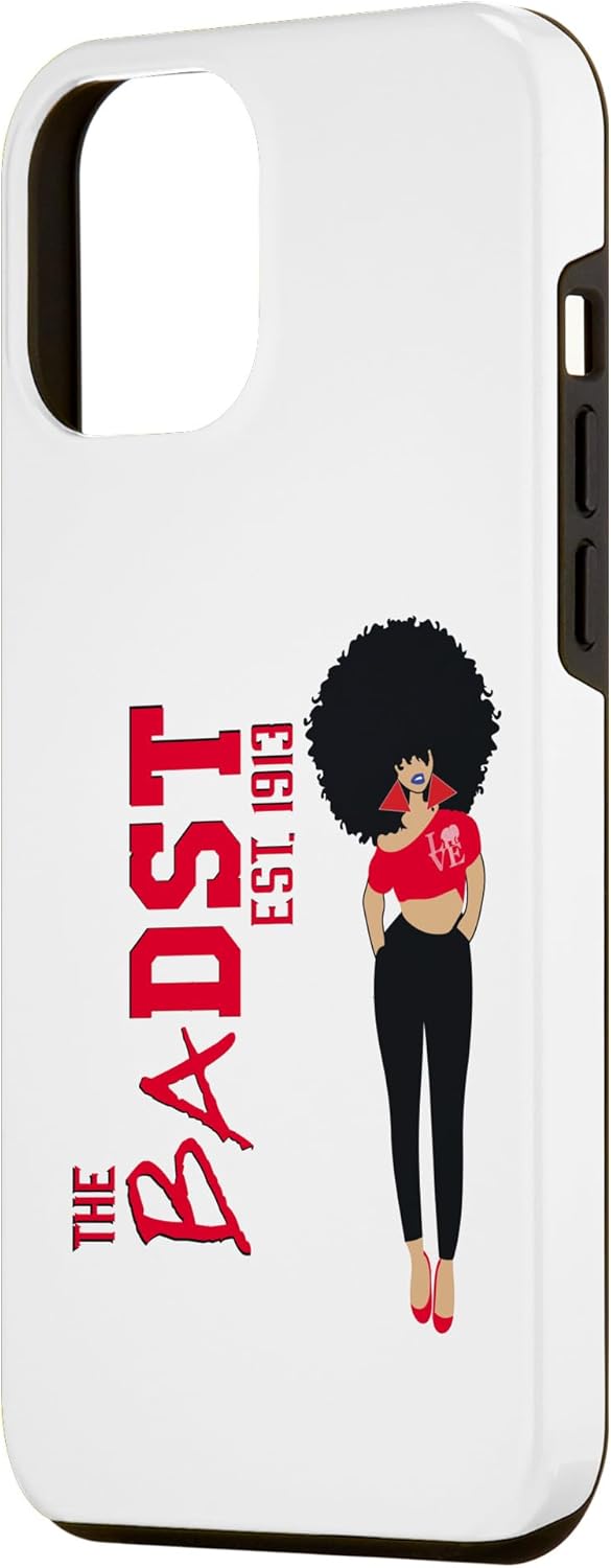 iPhone 12 Pro Max Sassy Afro Lady Heels The Badst Love Elephant Case