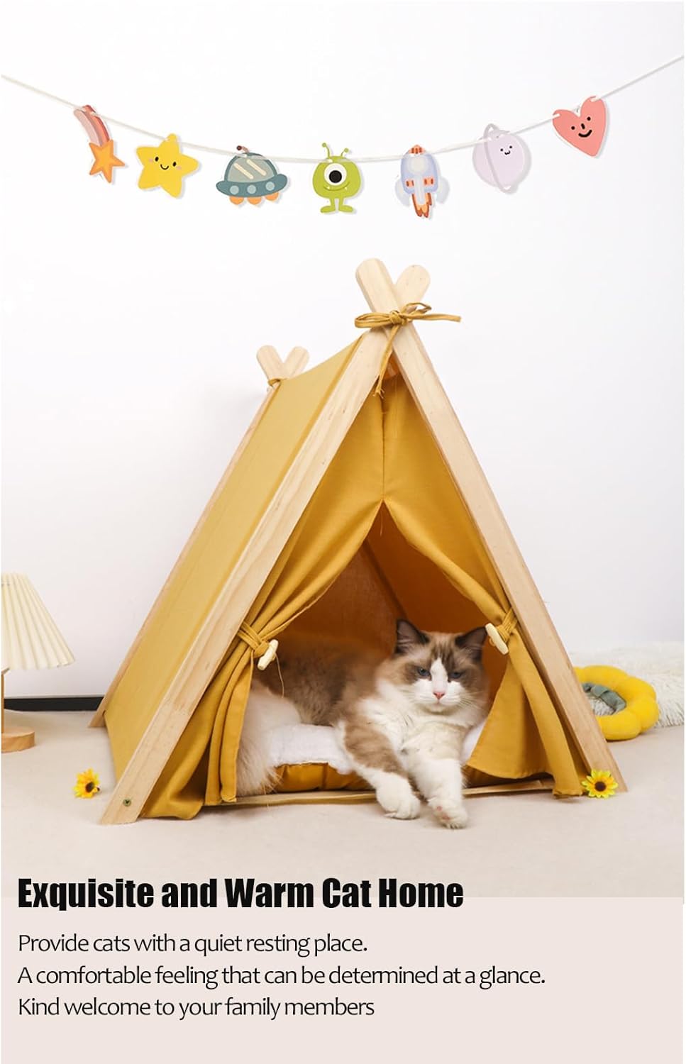 Tiendas pequeñas y medianas para mascotas, casas de gatosperros, con alfombras para mascotas, fáciles de desmontar y limpiar