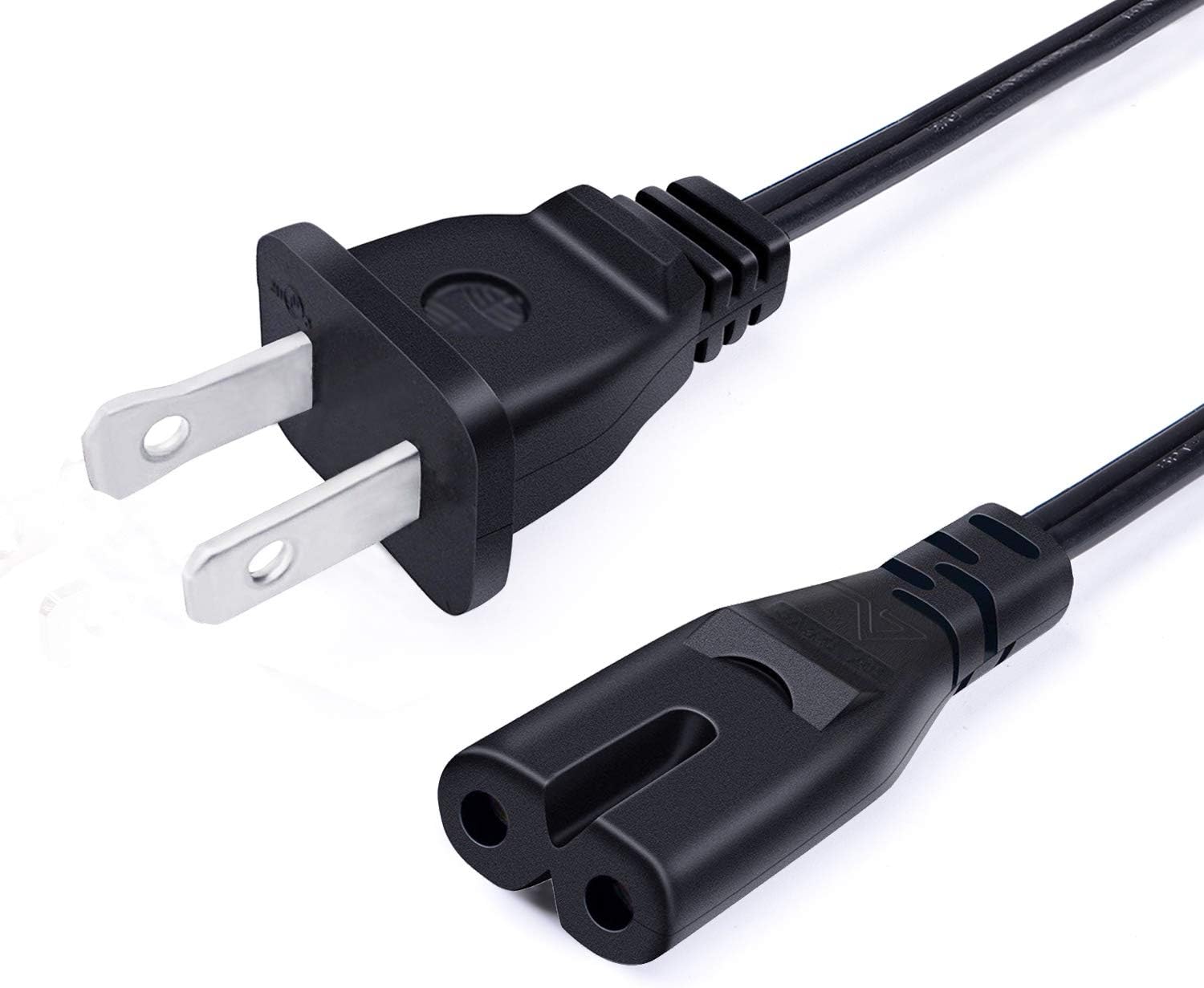 Cable de alimentación de repuesto de 8 pies con certificación UL para Samsung UN40 UN43 UN48 UN49 UN50 UN55 UN60 UN65 UN70 UN75 UN78 Series