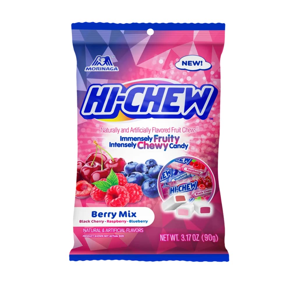 Hi-Chew Caramelos masticables, 3.17 onzas