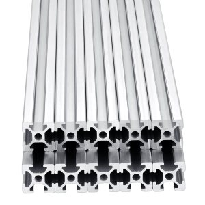 10 piezas de 59 pulgadas de extrusión de aluminio 2020, riel lineal anodizado con ranura en T, estándar europeo, para piezas de impresora 59inch y 10 piezas de 59 pulgadas de extrusión de aluminio 2020, riel lineal anodizado con ranura en T, estándar europeo, para piezas de impresora 59inch y