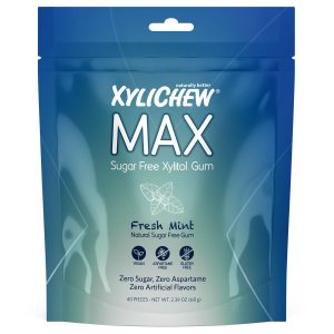 Xylichew MAX – Goma de mascar con xilitol, sin OMG, sin aspartamo, sin gluten, sin azúcar, con stevia y fruta del monje, cuidado bucal natural, Xylichew MAX – Goma de mascar con xilitol, sin OMG, sin aspartamo, sin gluten, sin azúcar, con stevia y fruta del monje, cuidado bucal natural,