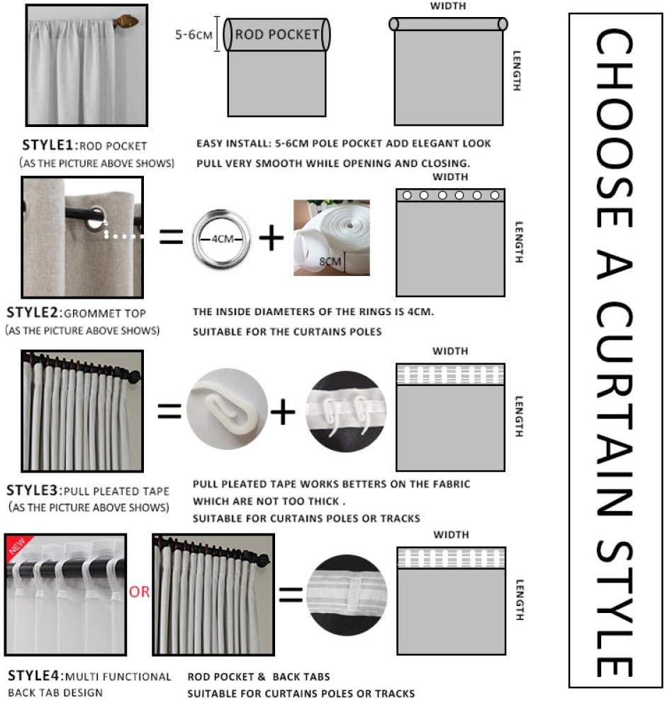 Cortina opaca moderna Tule Cortinas para Sala De Estar Soild Linho Cortinas Transparentes para O Cuarta Voile Tratamento Triagem