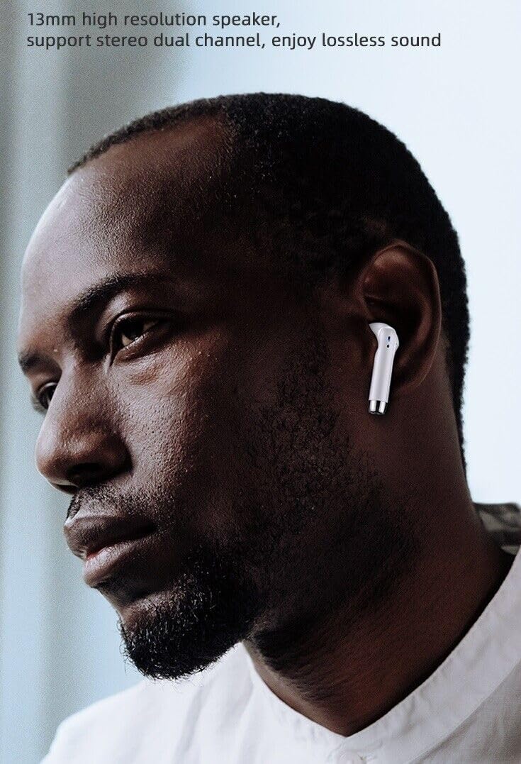TWS Auriculares inalámbricos Bluetooth 5.0 con estuche de carga para Motorola Moto z4 Auriculares intrauditivos con micrófono y control táctil –