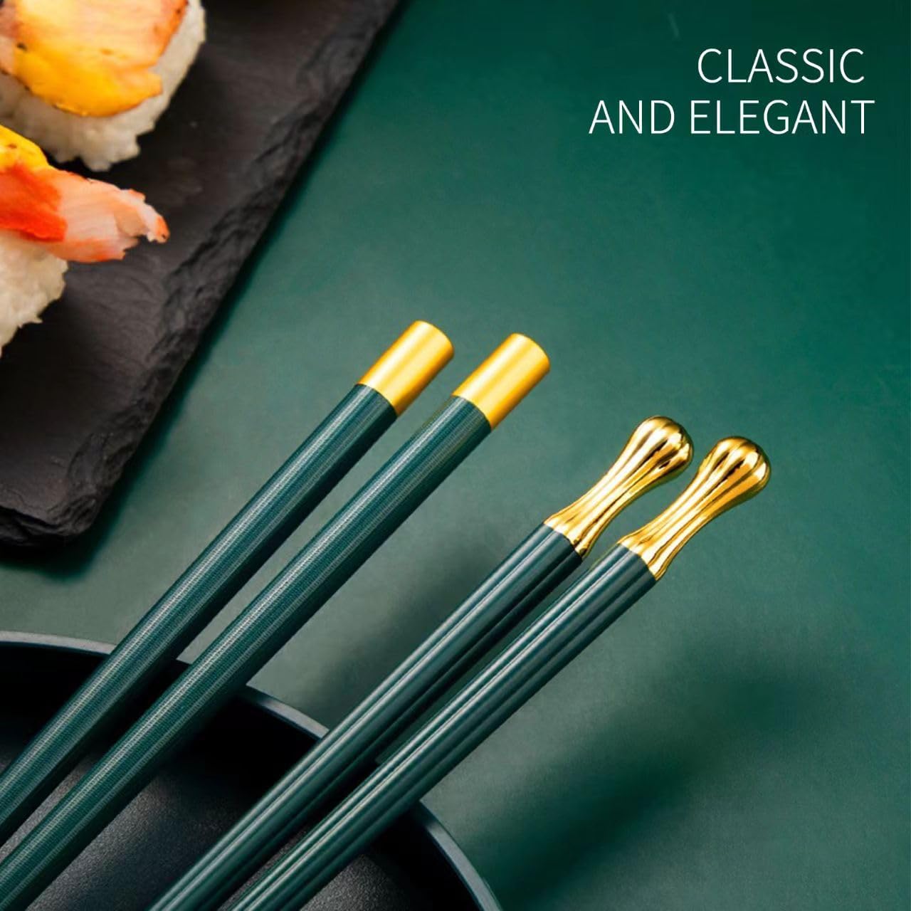 Random Mood Palillos reutilizables aptos para lavavajillas, palillos de cocina, palillos coreanos japoneses chinos, palillos de fibra de vidrio,