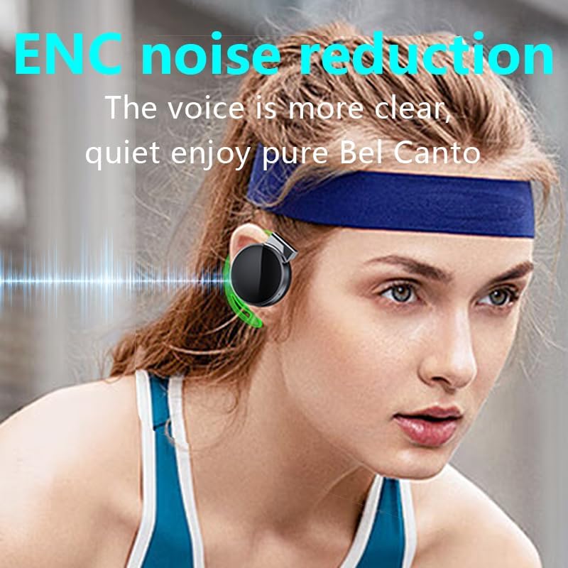 Auriculares deportivos inalámbricos con ganchos para los oídos Bluetooth 5.3 sobre la oreja Auriculares inalámbricos Auriculares de oído abierto