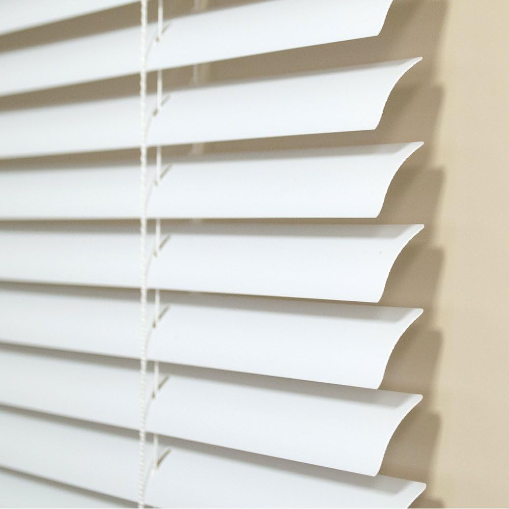 Mini persianas de vinilo de 1 pulgada sin cordón para oscurecer la habitación para ventanas – A partir de $9.97 – (más de 1,400 tamaños