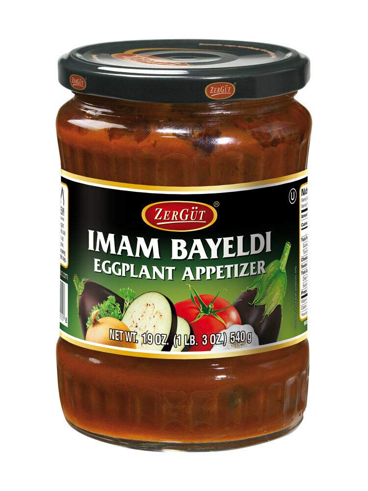 Zergut Imam Bayeldi Berenjena Aperitivo 2 tarros de vidrio 19oz540g