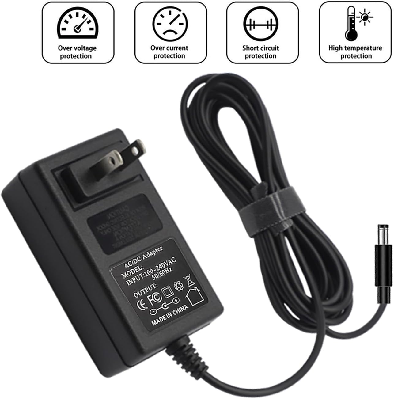 Adaptador de corriente de conmutación de 15V 2A AC para 15 voltios (1A 1.1A 1.2A 1.3A 1.4A 1.5A 1.6A 1.7A 1.8A 1.9A 2A) con 8 enchufes de CC