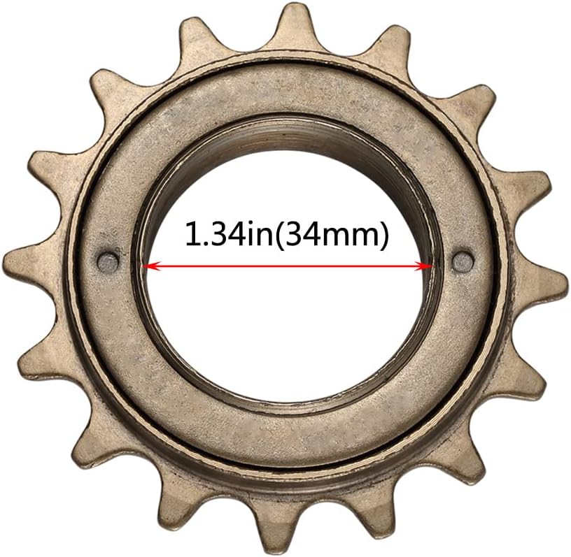 Rueda libre de una sola velocidad 12T 14T 16T 18T 20T 22T 24T Bicicleta Freewheels compatible con accesorio de ciclismo 12 x 18