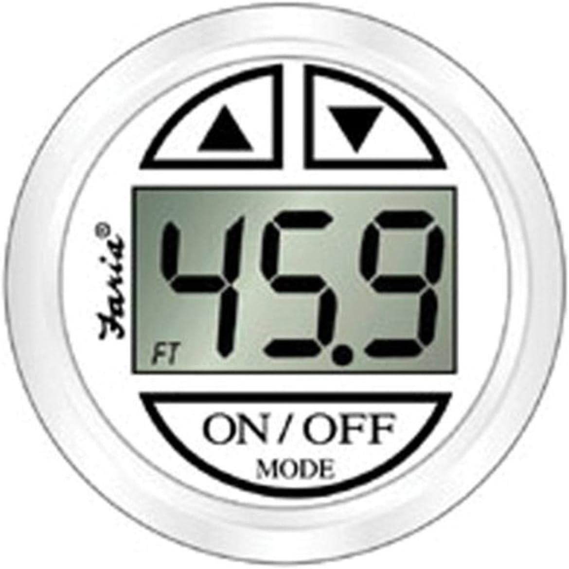 Faria – 3003.3649 13151 Sonda de profundidad del vestido (transductor montado en el casco) SN2010-2 pulgadas, blanco