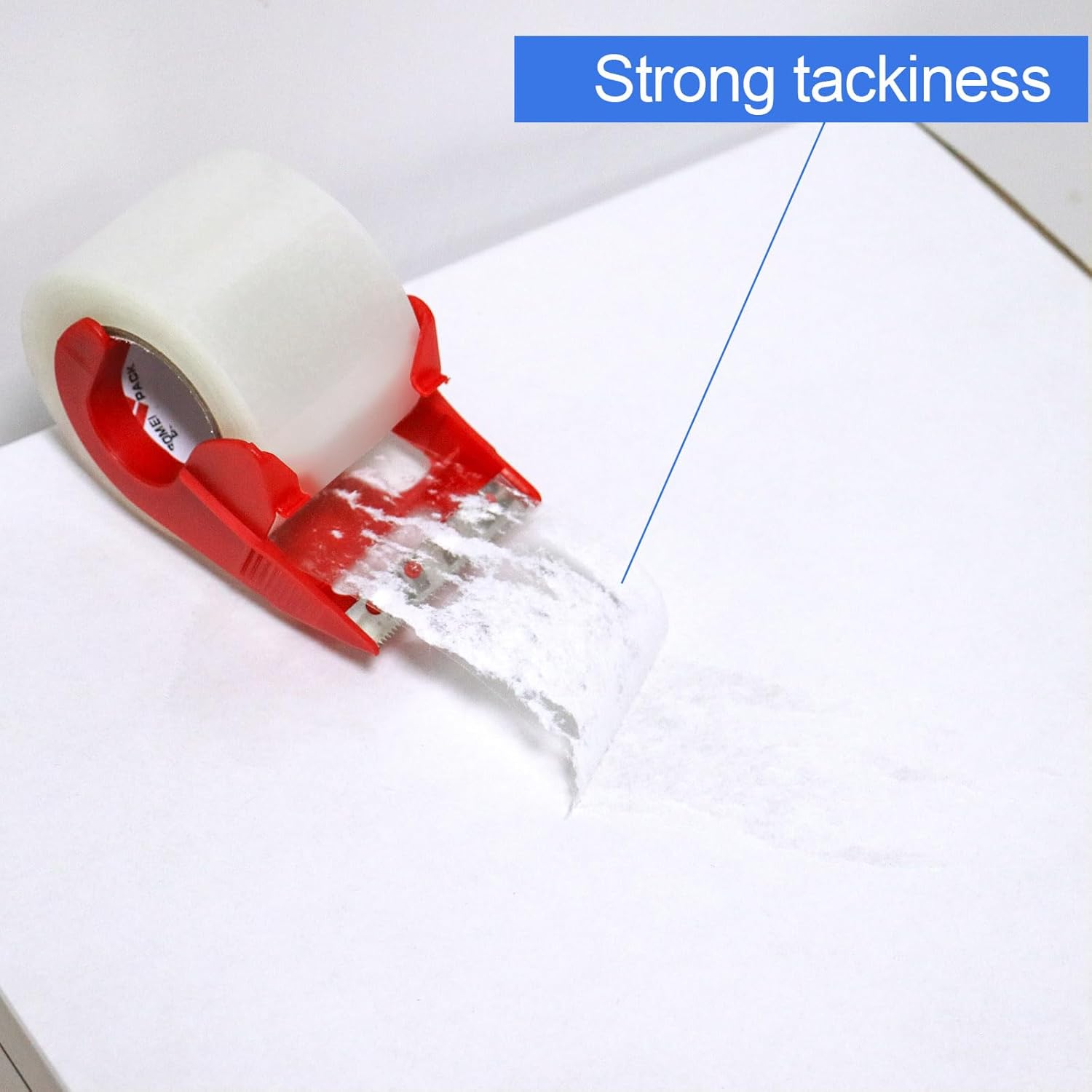 BOMEI PACK Recambios de cinta de embalaje resistente y silenciosa, 1.88 pulgadas x 50 yardas, para envío, correo, mudanza y almacenamiento, repuesto
