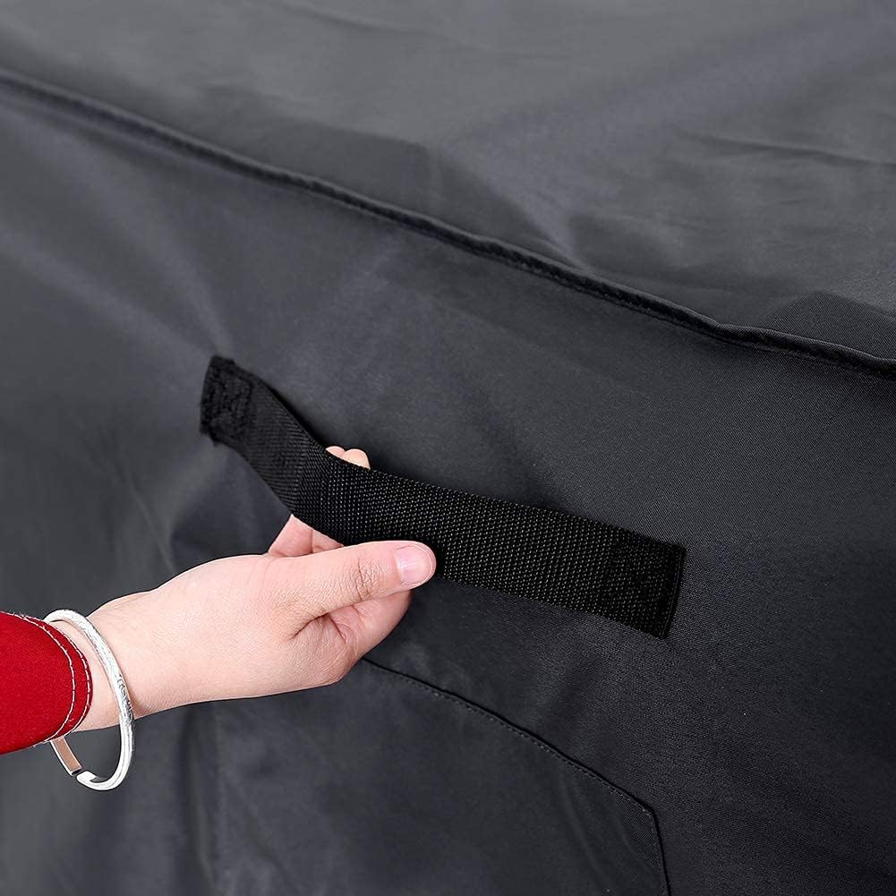Tempera – Fundas de mesa exterior y silla, para juego de comedor al aire libre, cubierta de muebles de patio, impermeable, resistente al viento,