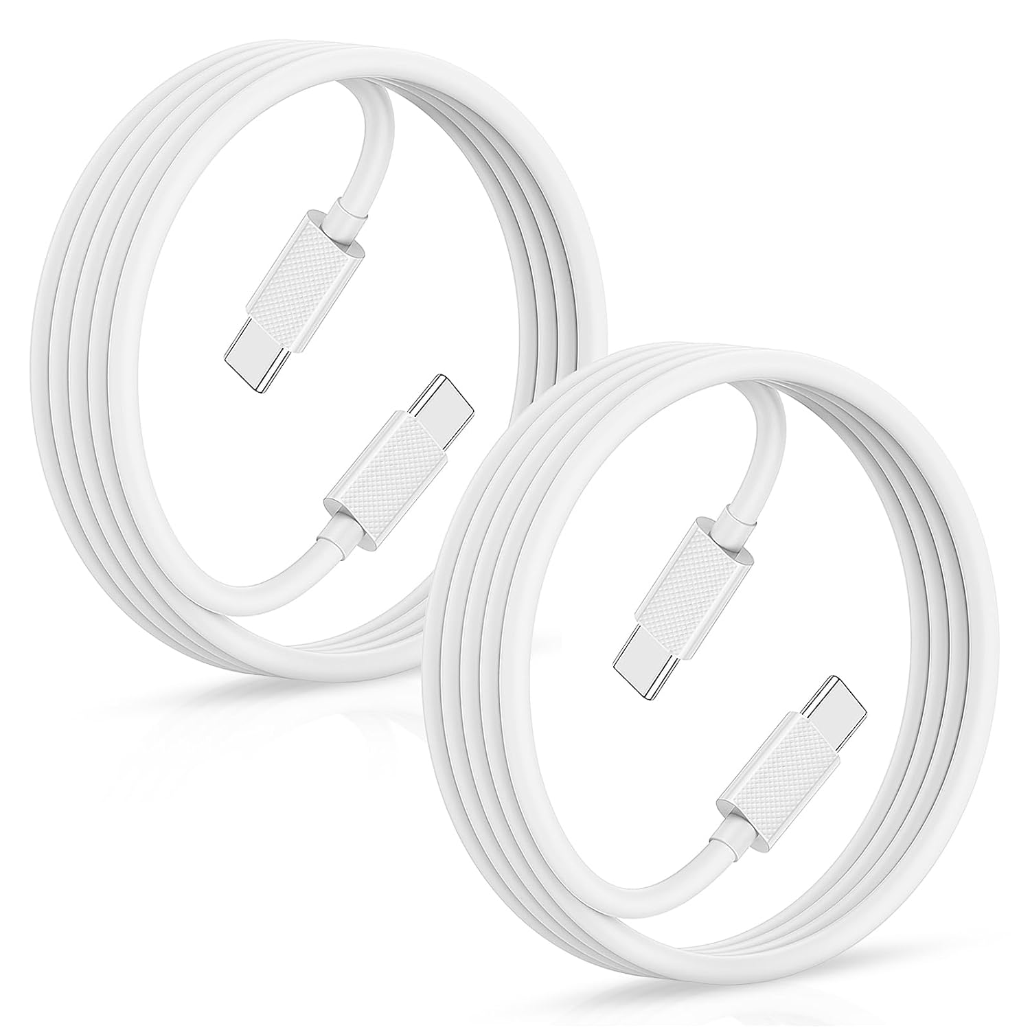 Cable USB C a USB C de 6 pies, cable USB C, cable USB C tipo C de 6 pies y 60 W, cable de carga rápida compatible con iPhone 15 Pro Max, iPad Pro