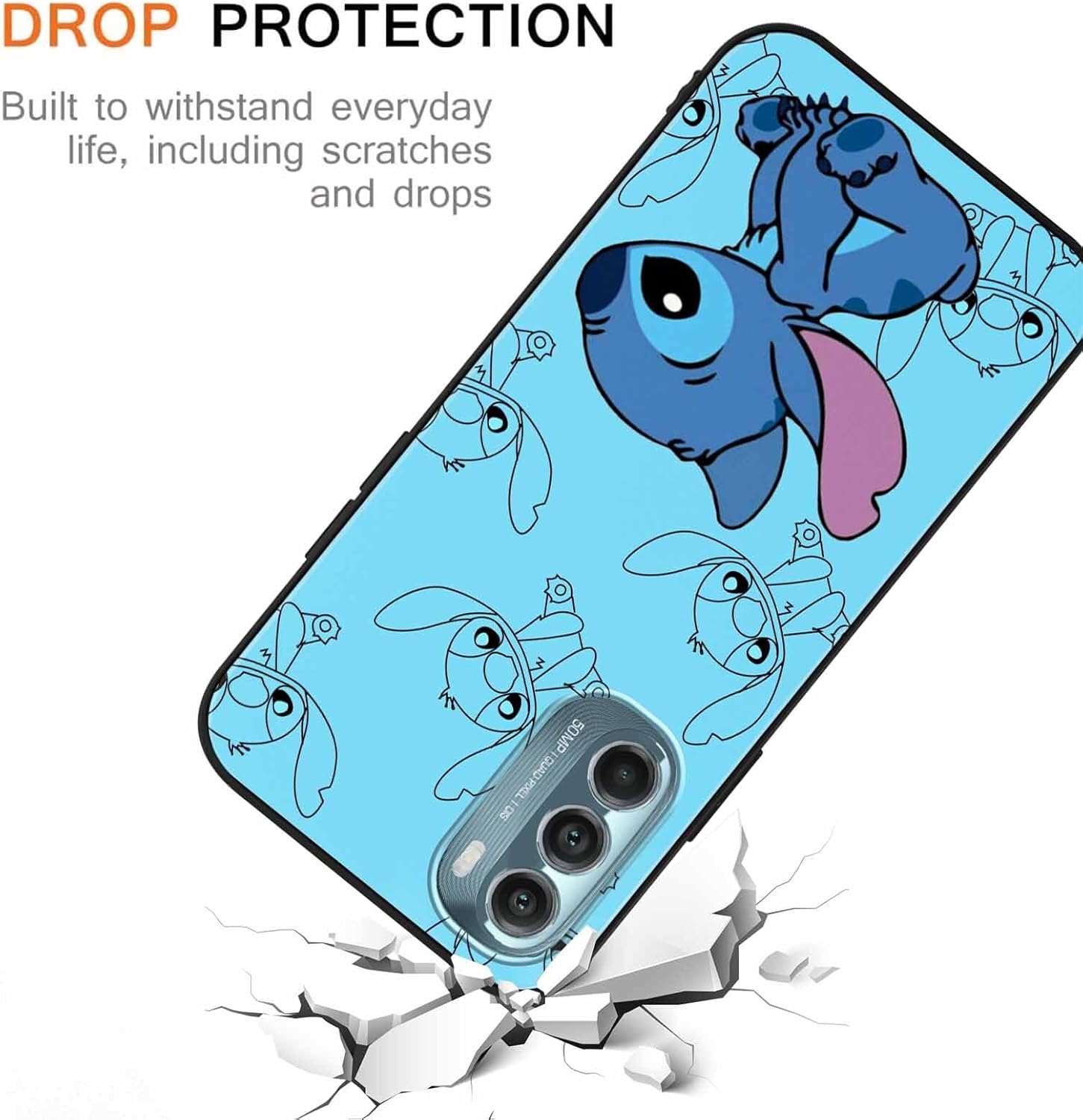 Paquete de 2 bonitas fundas de teléfono de anime para Motorola Moto G Stylus 5G (2022), funda 6.8, funda protectora de TPU suave a prueba de golpes