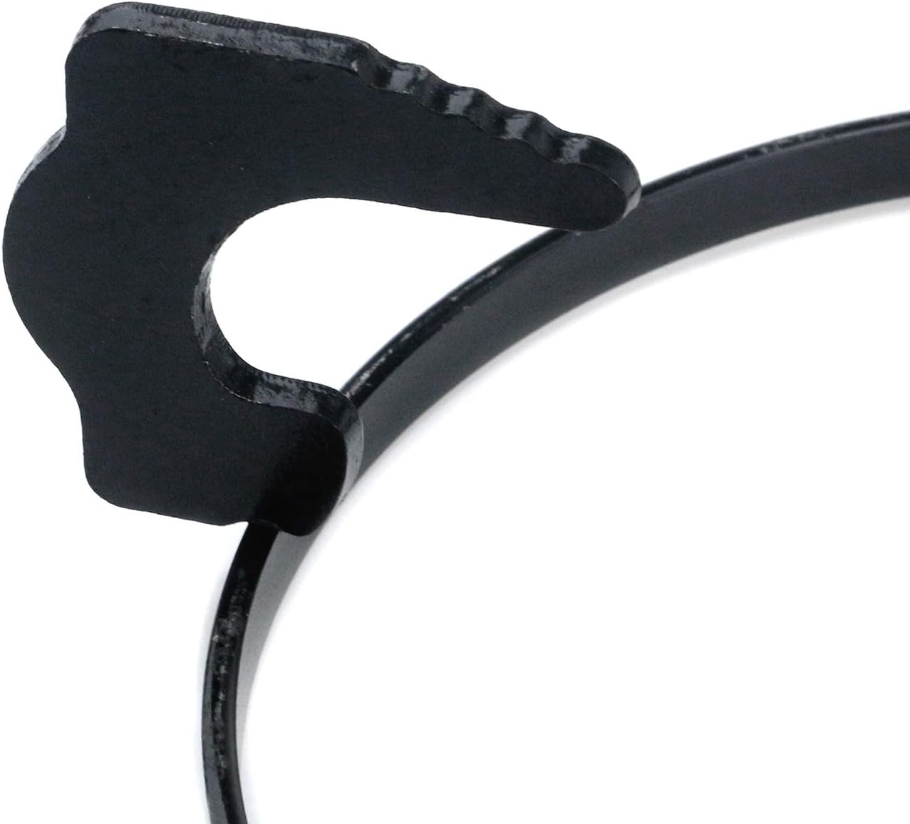 Semetall Accesorios para estufas de cocina, paquete de 2 accesorios de estufa, soporte antideslizante negro, accesorios de estufa para cocina,