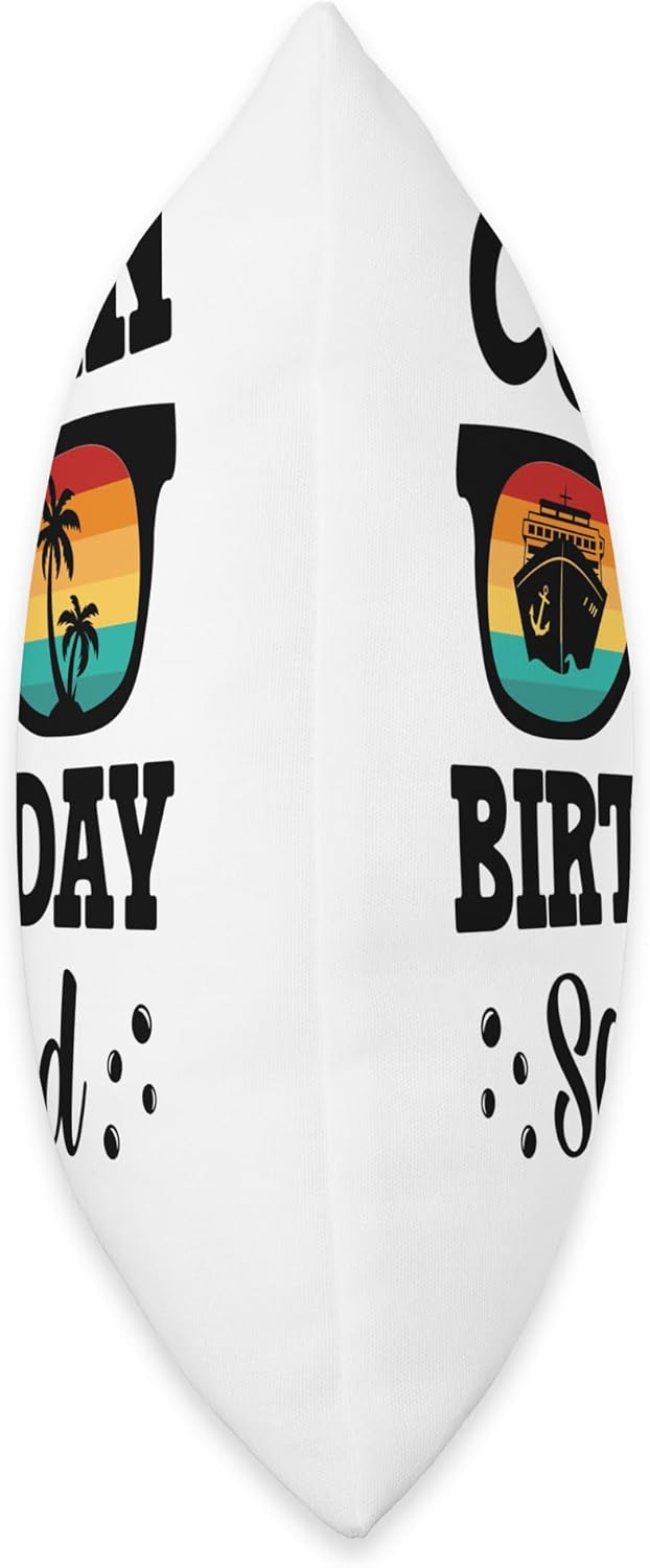 Cousin Birthday Squad 2024 Cruise Trip Vacation – Almohada para gafas de sol, 16 x 16 pulgadas, multicolor