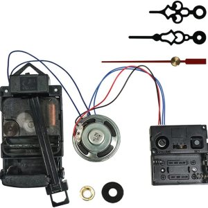 PHEZEN Westminster – Juego de movimiento de caja de música, 12888 de cuarzo, mecanismo de movimiento de reloj de pared, funciona con pilas, piezas PHEZEN Westminster – Juego de movimiento de caja de música, 12888 de cuarzo, mecanismo de movimiento de reloj de pared, funciona con pilas, piezas