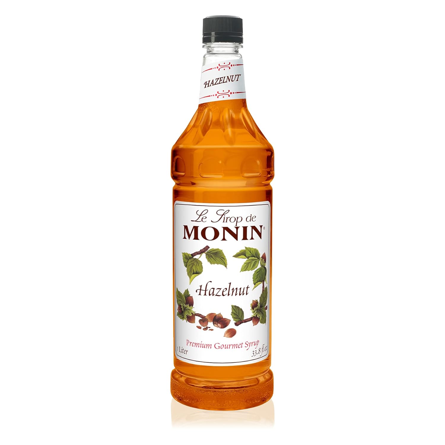 Monin – Jarabe de avellana, sabor a nuez de avellana caramelizada, sabores naturales, ideal para mocas, lattes, batidos, batidos y cócteles, sin