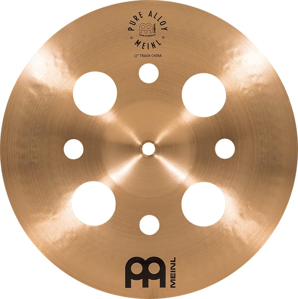 Meinl Cymbals Basura de 12 pulgadas, aleación pura de China, fabricada tradicionalmente en Alemania, PA12TRCH