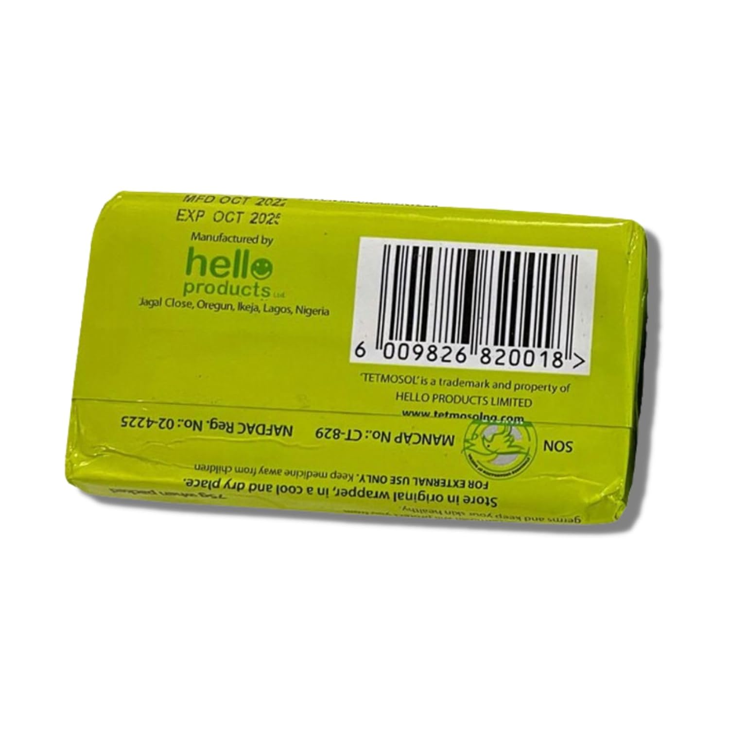 Tetmosol Jabón Medicado con Citronela Pack (5)