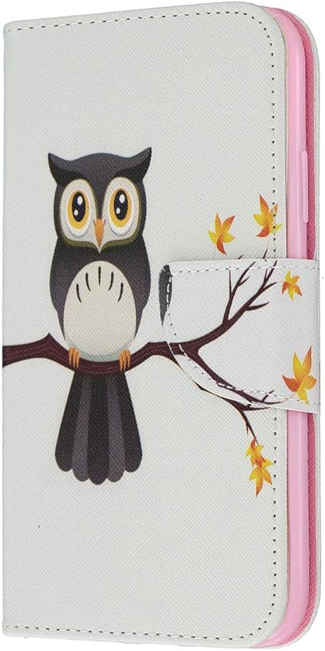 LEECOCO – Funda para iPhone 11 a prueba de golpes, bonita cartera de poliuretano con ranuras para tarjetas para efectivo, piel sintética de alta
