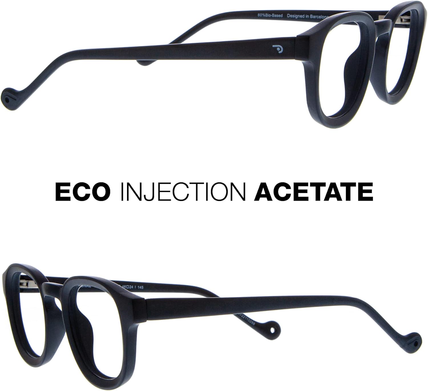 DIDINSKY READING GLASSES Lectores unisex con bloqueo de luz azul. Monturas de acetato, patillas flexibles y lentes antirreflectantes – DINATIONAL