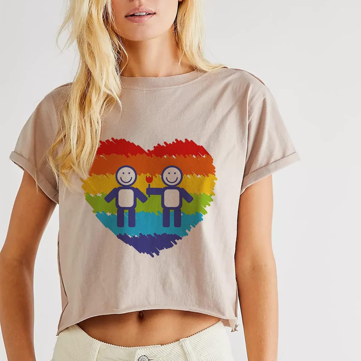 Calcomanías para planchar grandes para planchar, de vinilo para el Día del Orgullo Gay, parches para planchar con bandera de arco iris, diseño de