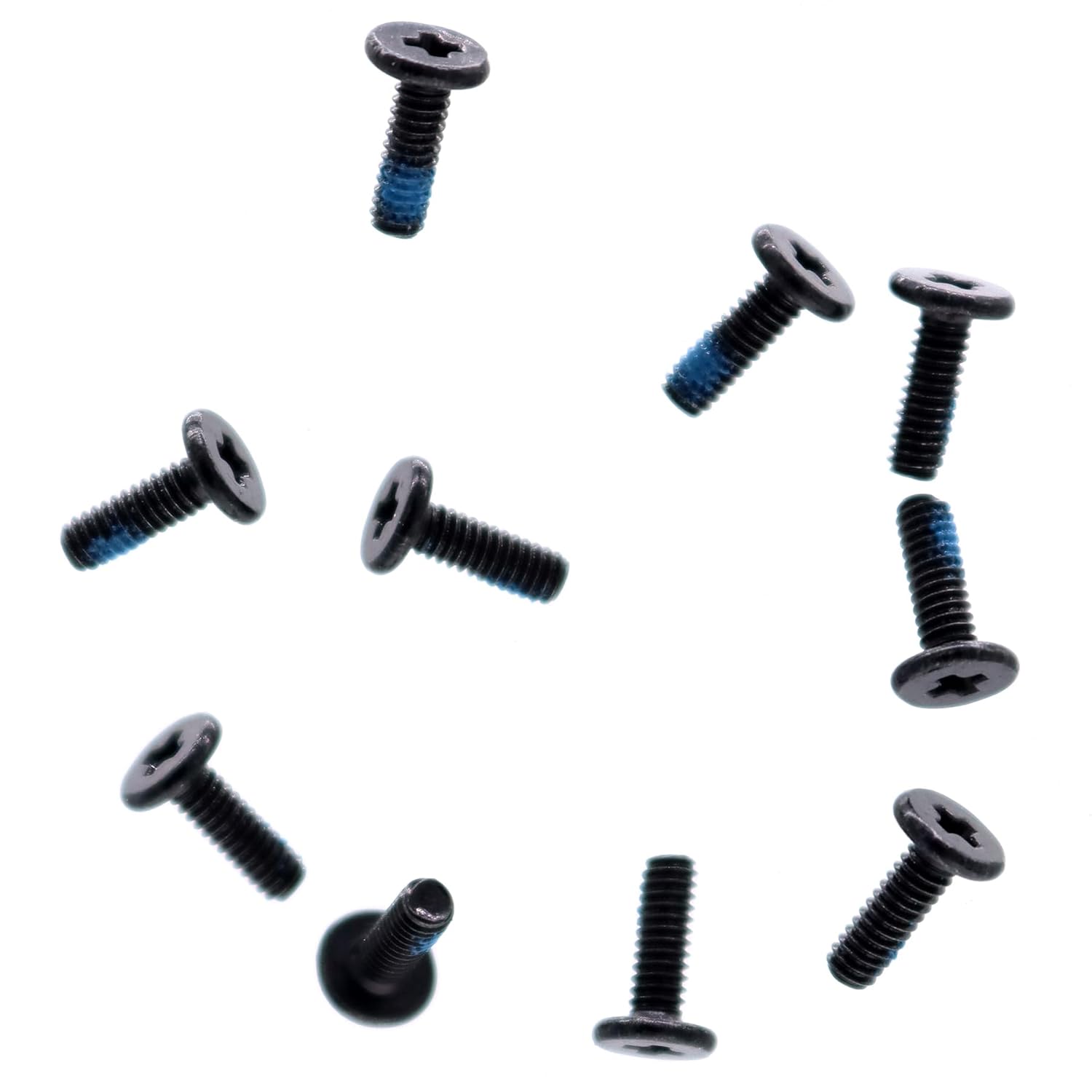 Deal4GO – Paquete de 10 tornillos Phillips de cabeza plana M2.0.000 x 0.236 in con repuesto niquelado para carcasa inferior de laptop, tornillos de