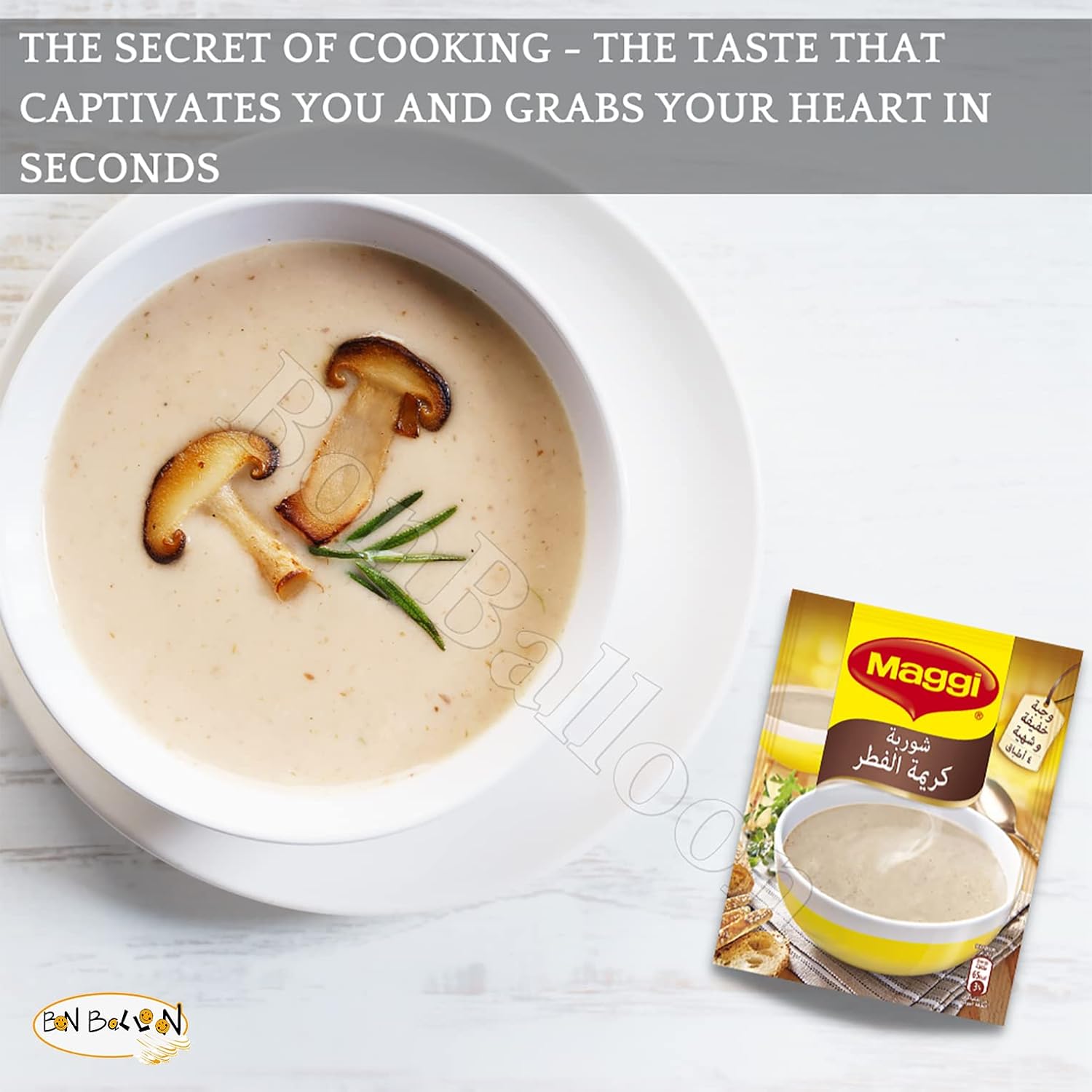 Maggi – Mezcla de setas y especias, condimento en polvo de harina de trigo Baharat Oriente Medio Oriente Árabe Golfo Árabe Hierbas Hierbas Apetito