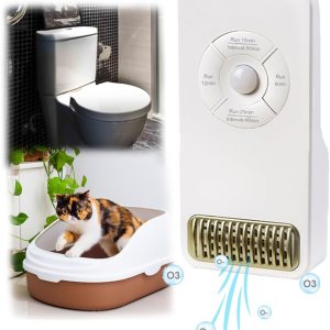 Desodorizador de arena para gatos con enchufe para el hogar, purificador de aire para mascotas, limpieza profunda de ozono para reducir los olores Desodorizador de arena para gatos con enchufe para el hogar, purificador de aire para mascotas, limpieza profunda de ozono para reducir los olores