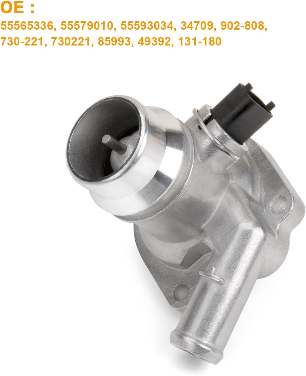 Carcasa de termostato de aluminio mejorada compatible con Buick Encore 2013-2020 Chevy Cruze Sonic Trax 2011-2016 1.4L Reemplazar 55579010