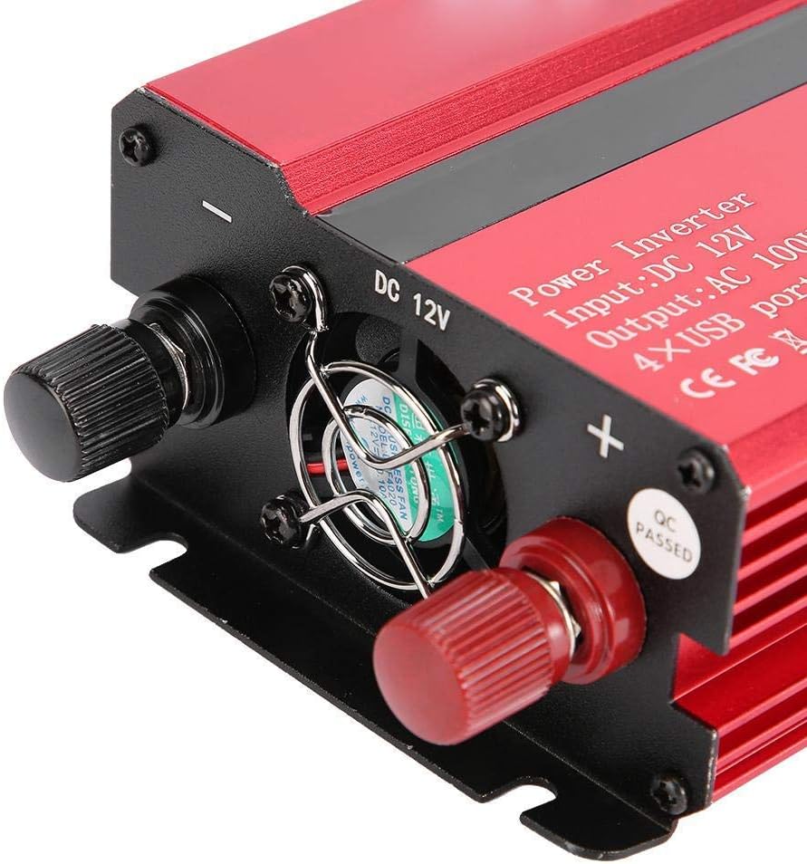 Inversor de voltaje solar para automóvil de 3000 W4000 W5000 W10000 W, 12 V24 V a 110 V de alta potencia (4000 W, 12 V, 110 V)
