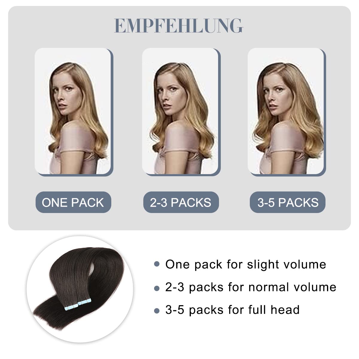Extensiones de cabello humano adhesivas de cabello humano 100% Remy, 20 unidades de 1.76 ozpaquete, extensiones invisibles de trama cutánea, lacias