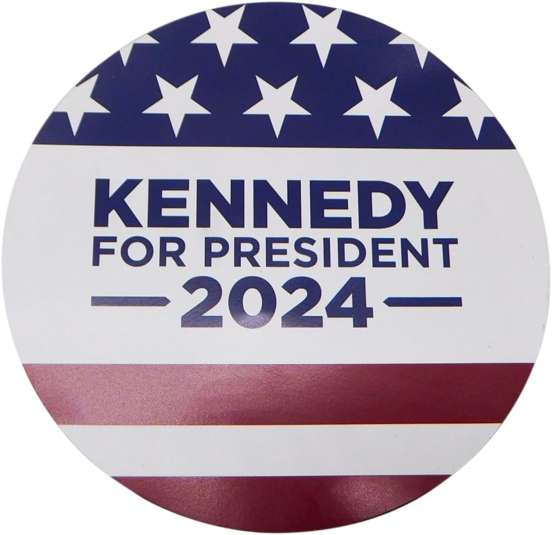 Kennedy 2024 – Imán de automóvil RFK Junior candidato presidencial, decoración magnética grande para nevera o casillero, decoración impermeable
