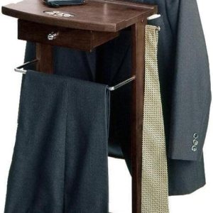 Winsome Soporte de valet de madera con base de madera, espresso oscuro (92155) Winsome Soporte de valet de madera con base de madera, espresso oscuro (92155)