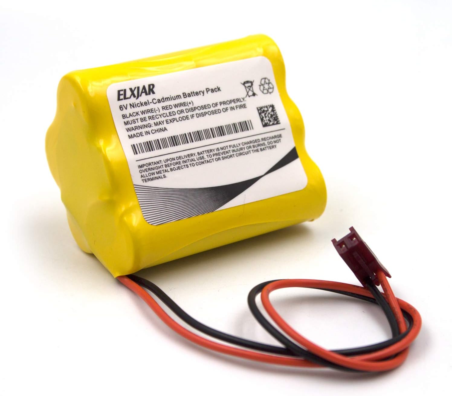 YUTSUJO Paquete de 5 baterías AA Ni-CD de 6 V de repuesto para Sure-Lite 026-149, SL026-149, SL 026-149, ANIC1204, Energizer 41B020AF17201, Dantona