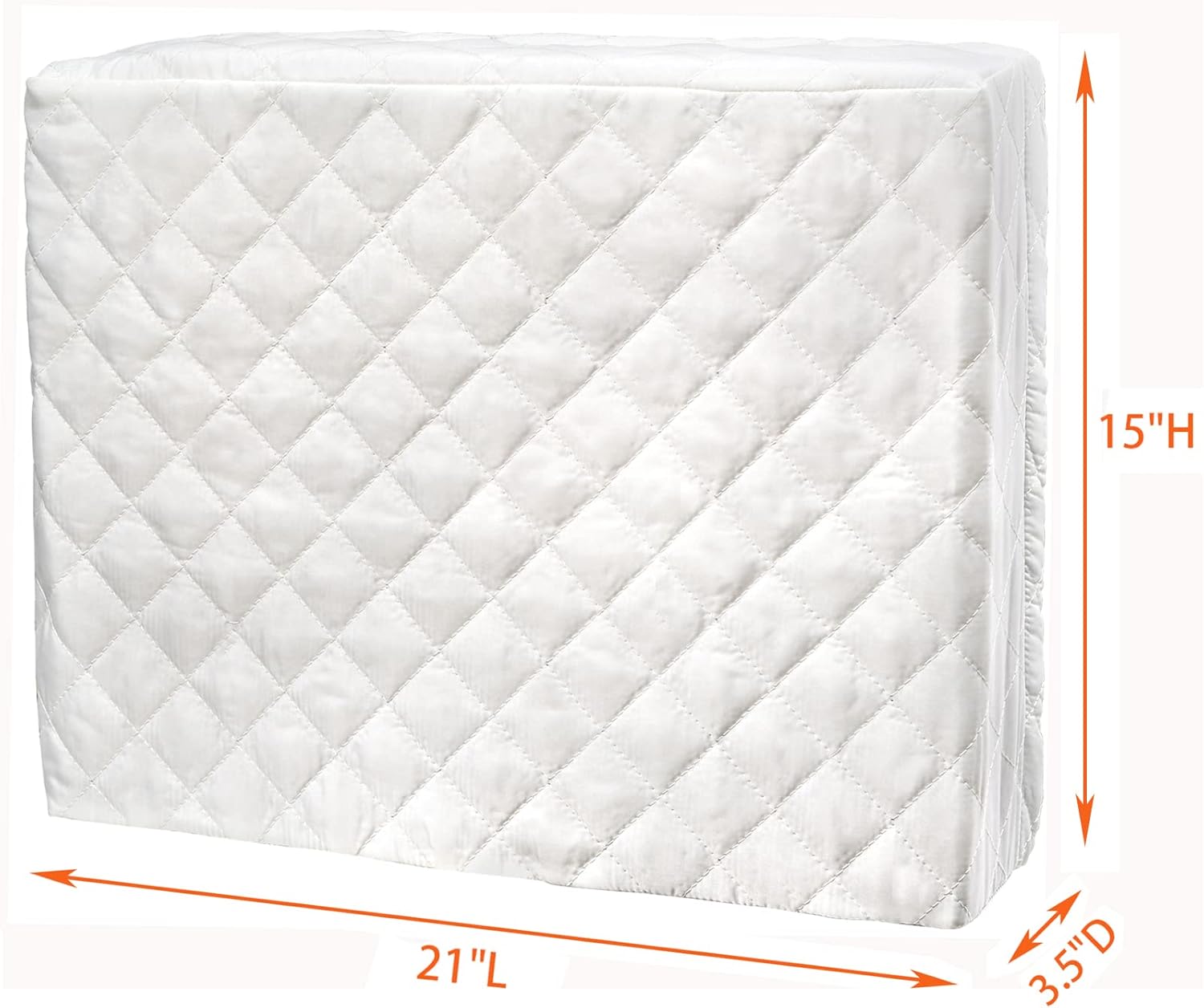 Bekith Cubierta protectora de aire acondicionado interior, cubierta de aire acondicionado para unidad de ventana interior, 21 x 15 x 3.5 pulgadas