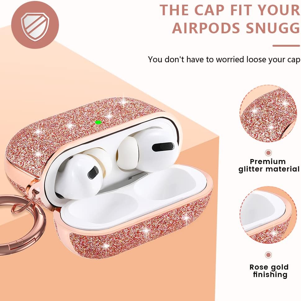 Valkit Funda para Apple Airpods Pro de 2 generación 2022, tela de punto de alta calidad y forro de policarbonato resistente a los arañazos y caídas,